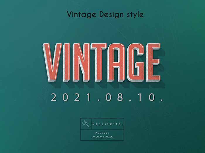 Vintage design – Pannako magyarázat